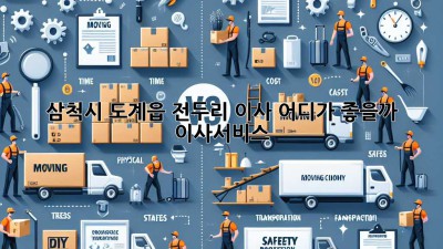 삼척시 도계읍 전두리 이사, 어디가 좋을까? 🚚💨 #이사서비스